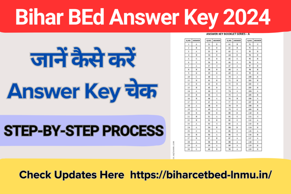 Bihar BEd Answer Key 2024