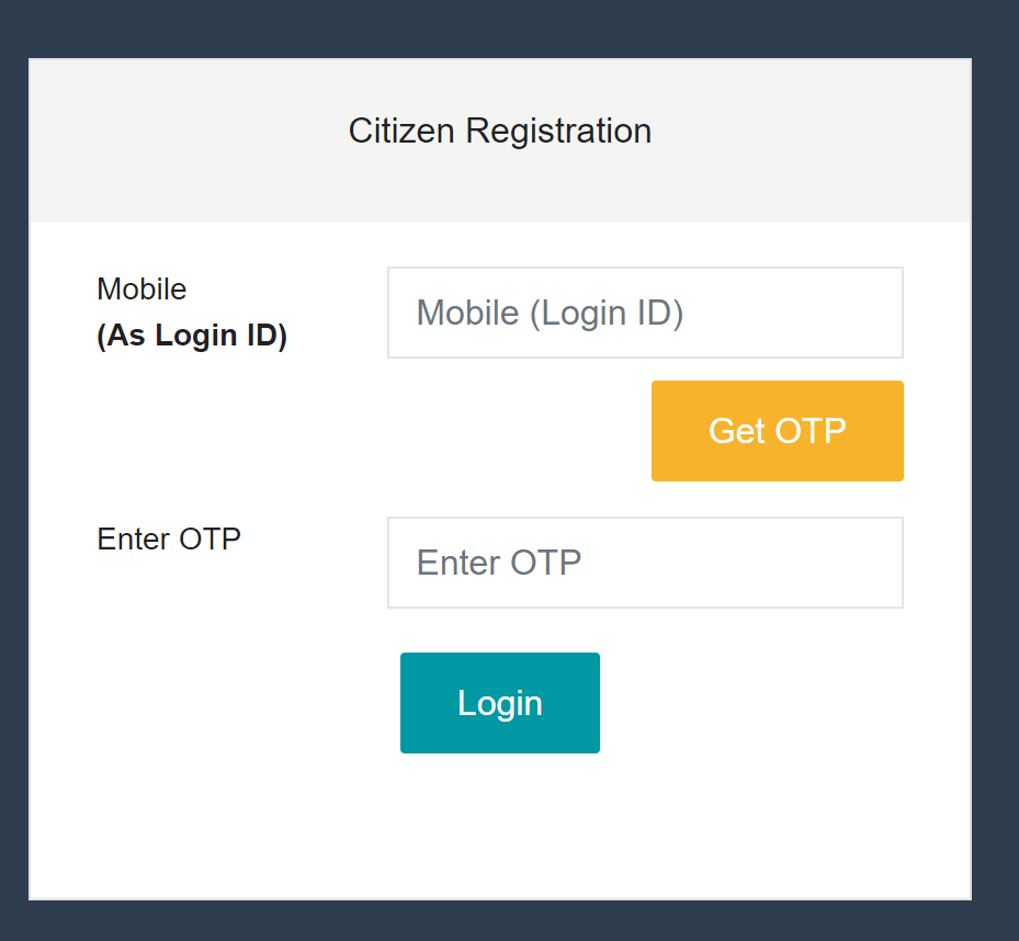 Citizen registration