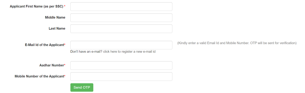 Personal Details forms