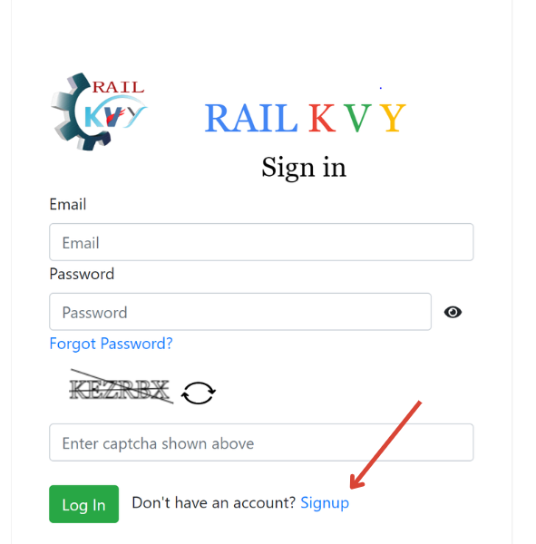 Rail Kaushal Vikas Yojana: website sign in