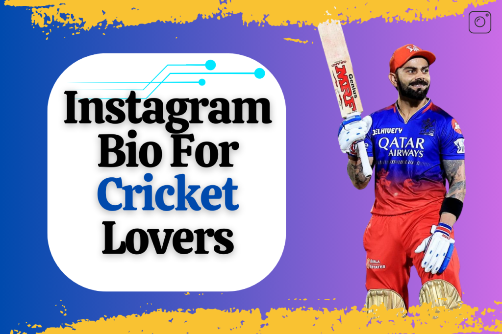 Instagram Bio For Cricket Lovers