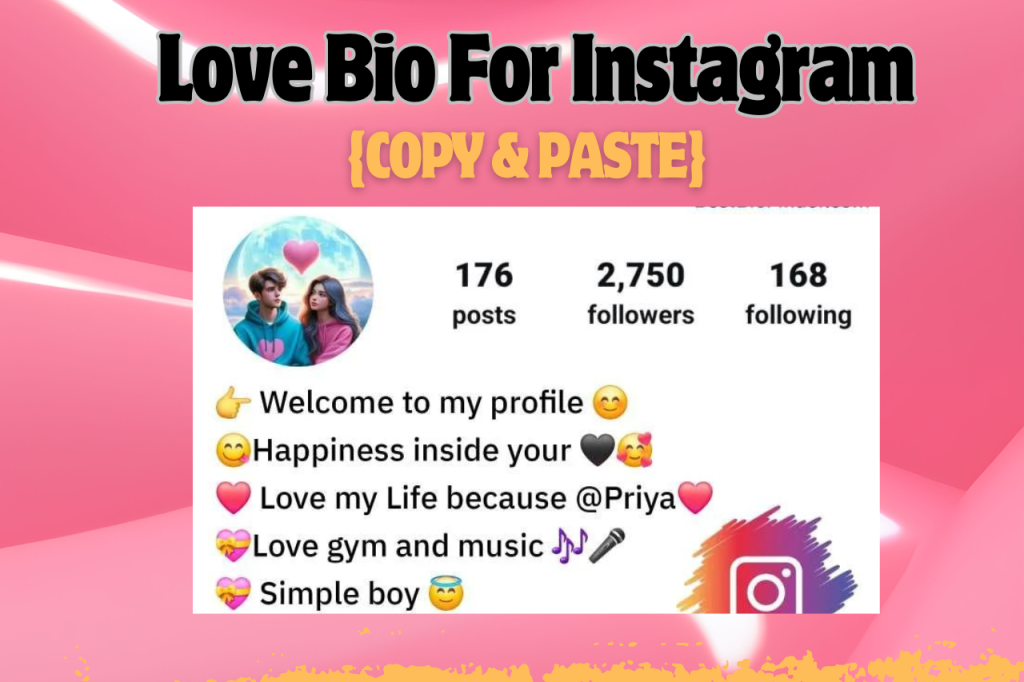 Love Bio For Instagram