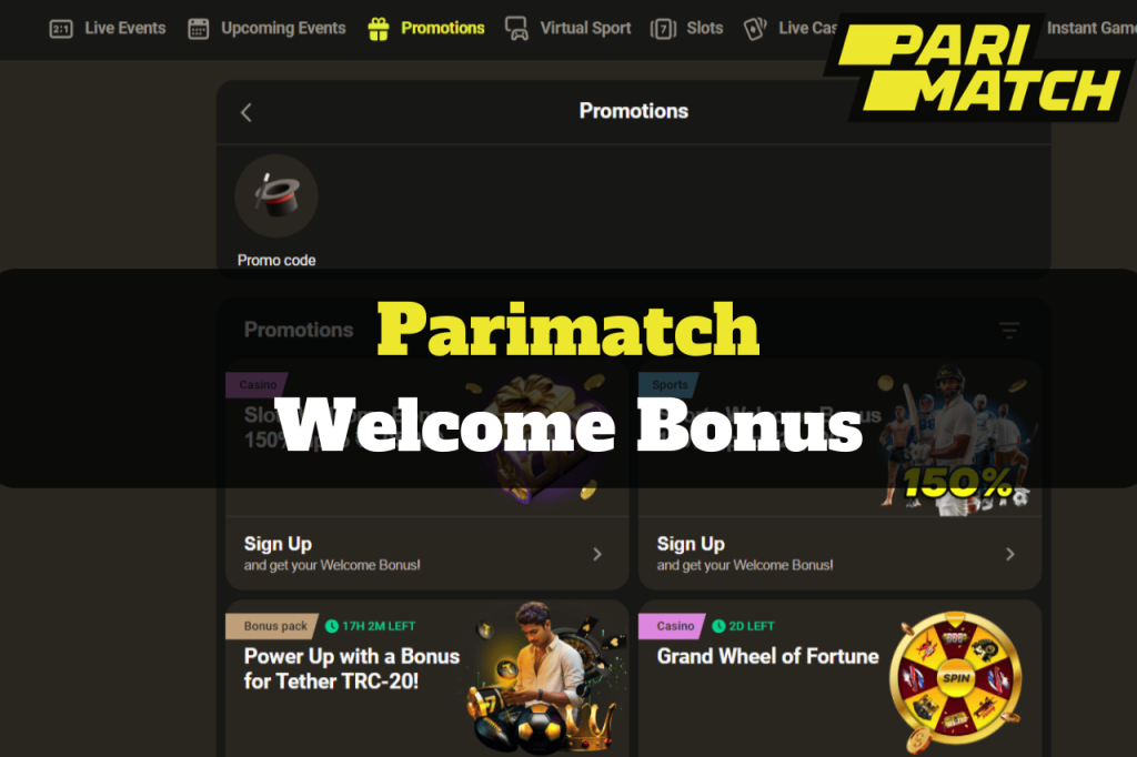 Parimatch Welcome Bonus