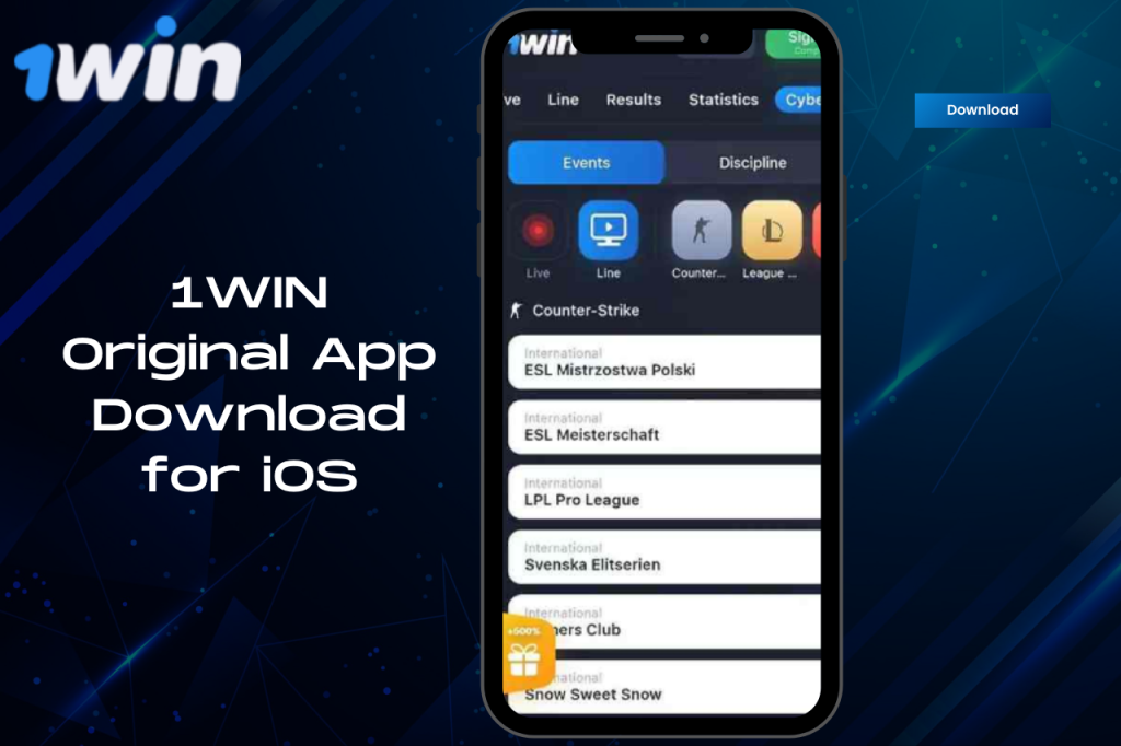 1WIN Original App Download for iOS