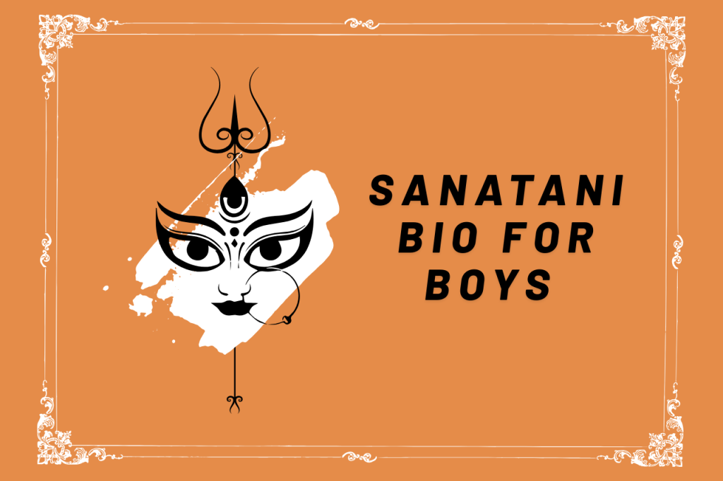 Sanatani Bio For Boys Instagram 