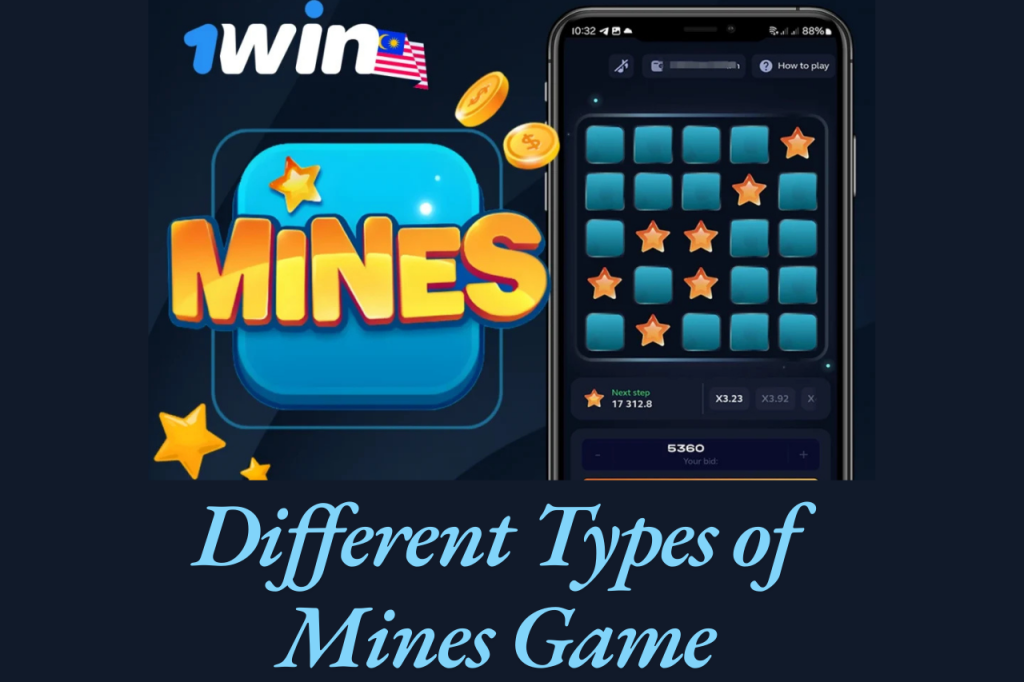 Different Types of Mines Game at 1Win Online Casino