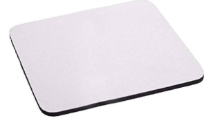 The Classic White Rubber Mouse Pad