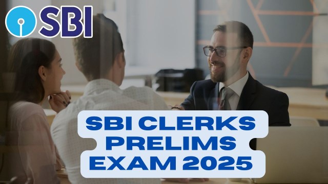 SBI Clerk Prelims Exam Date 2025